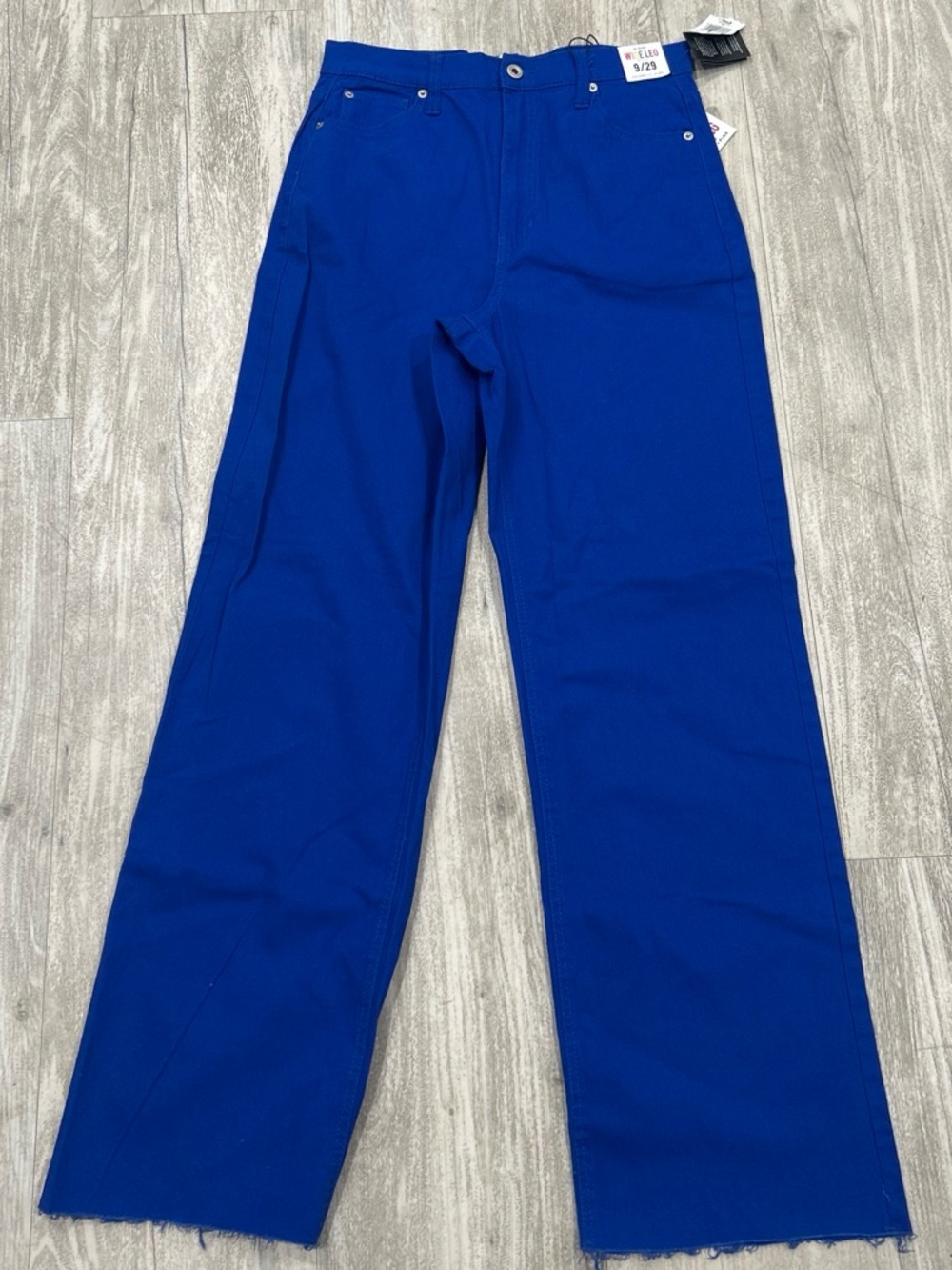Celebrity Pink Women’s Cobalt Blue Straight-Leg Chinos